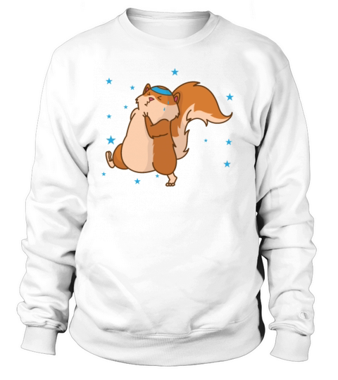 Squirrel running Tree Rodent Sweatshirt Unisex