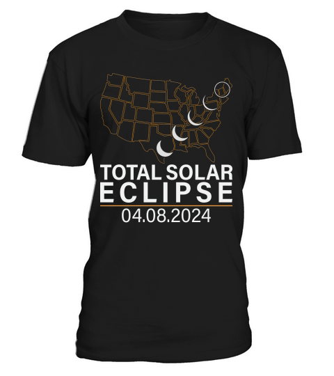America Totality Spring 4.08.24 Total Solar Eclipse 2024 T-Shirt Unisex