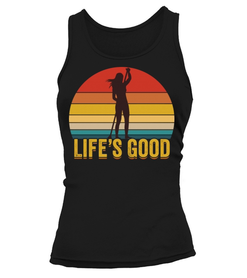 Womens Retro Paddleboard Sup LifeS Good Sup Sloga Tank top Woman