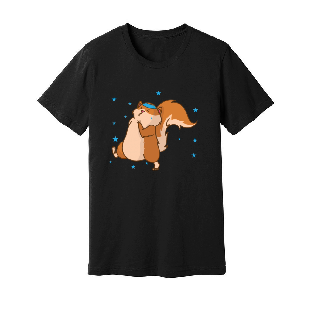 Squirrel running Tree Rodent Unisex Jersey Tee