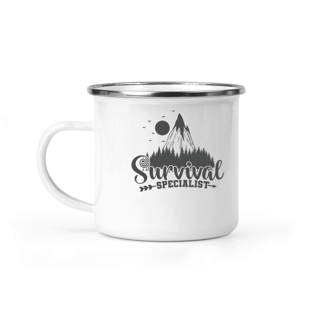Survival Specialist Wilderness Campfire Camping Mug