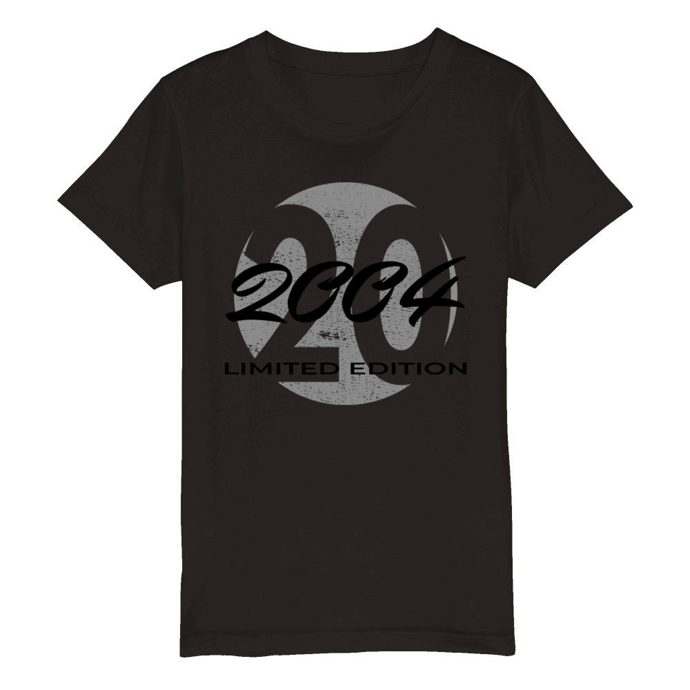 20th birthday men women 20 years 2004 vintage Organic Kids Crewneck T-shirt