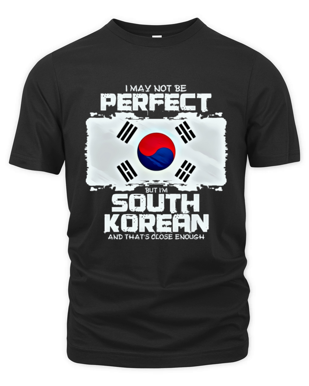 I May Not Be Perfect But I Im Korean Organic Unisex T-shirt