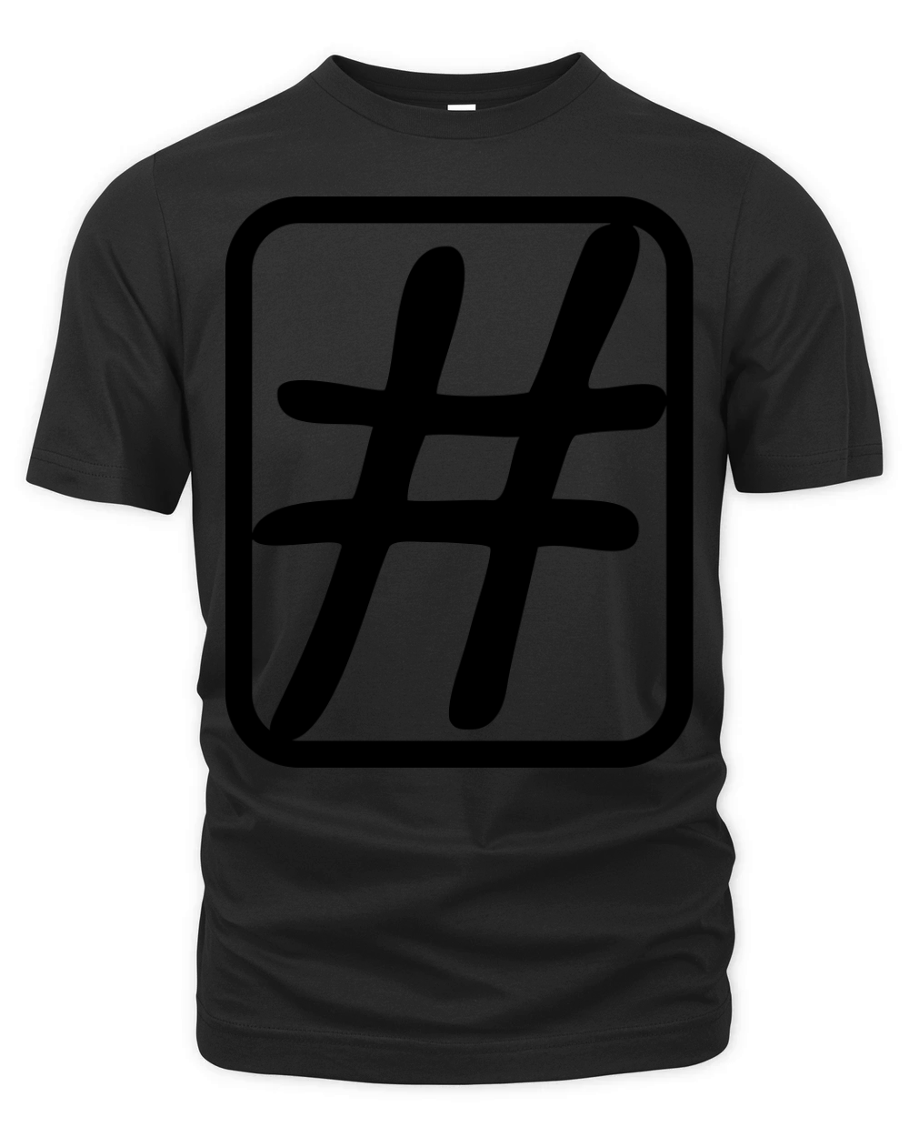 Icon Hashtag Symbol Organic Unisex T-shirt