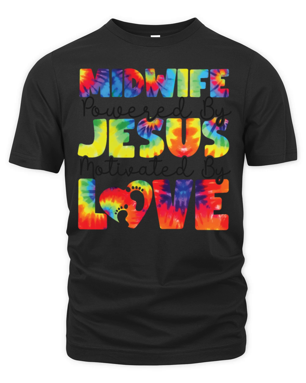 Nurse Midwife Birth Worker Faith Organic Unisex T-shirt