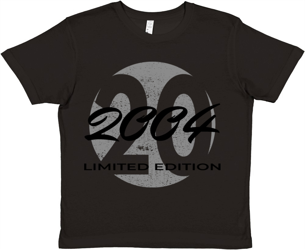 20th birthday men women 20 years 2004 vintage Premium Kids Crewneck T-shirt