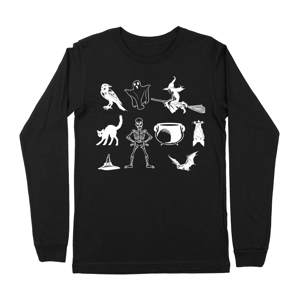Halloween clipart white Premium Long Sleeve