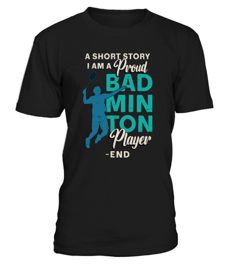 Badminton Player A Short Story Loves Racquet Sport T-Shirt Unisex