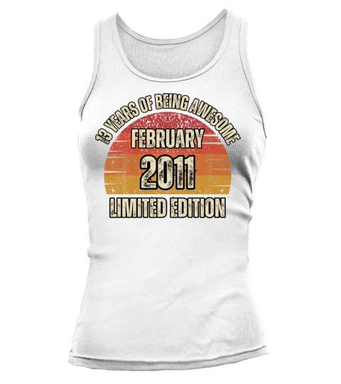 13 Years Of Being Awesome 13th Birthday Gift Tank top Woman