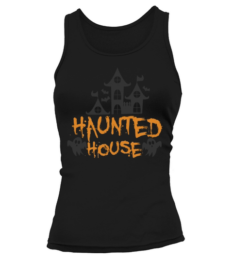 Welcome To Our Haunted House Halloween Shirt Tank top Woman