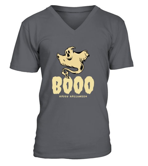 Halloween funnier ghost than gift idea V-Neck T-shirt
