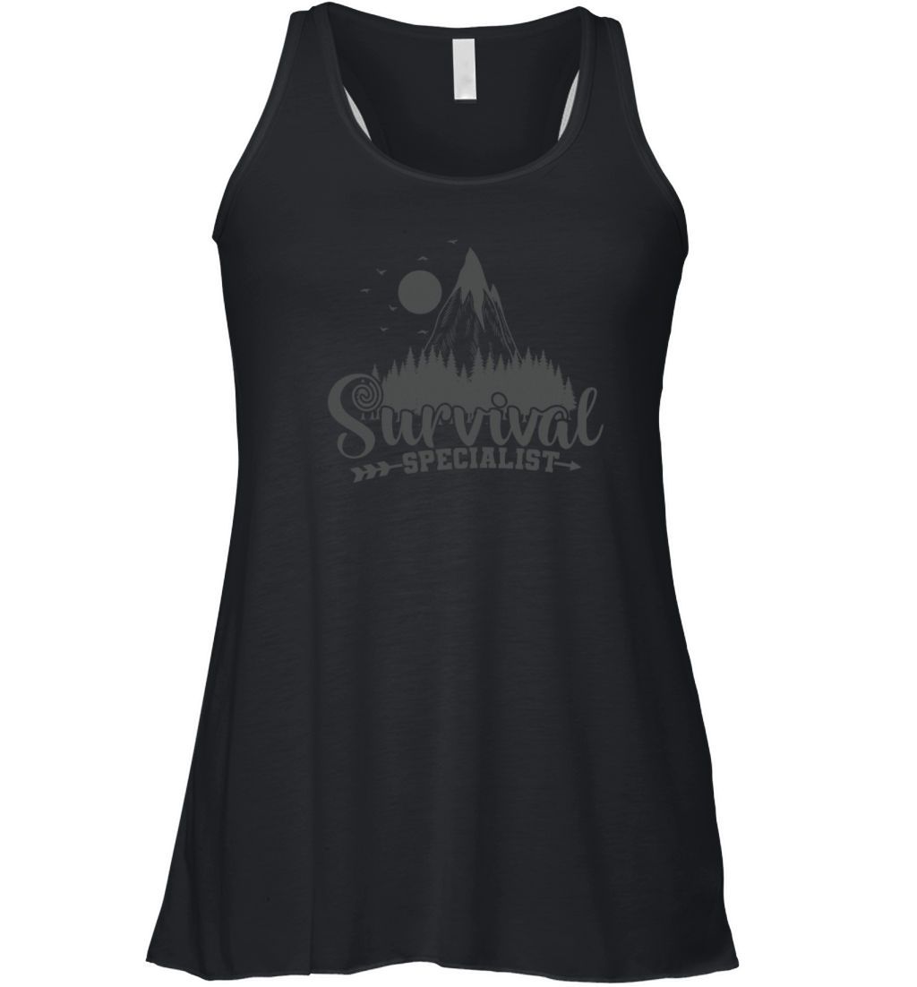 Survival Specialist Wilderness Campfire Women's Flowy Tank Top