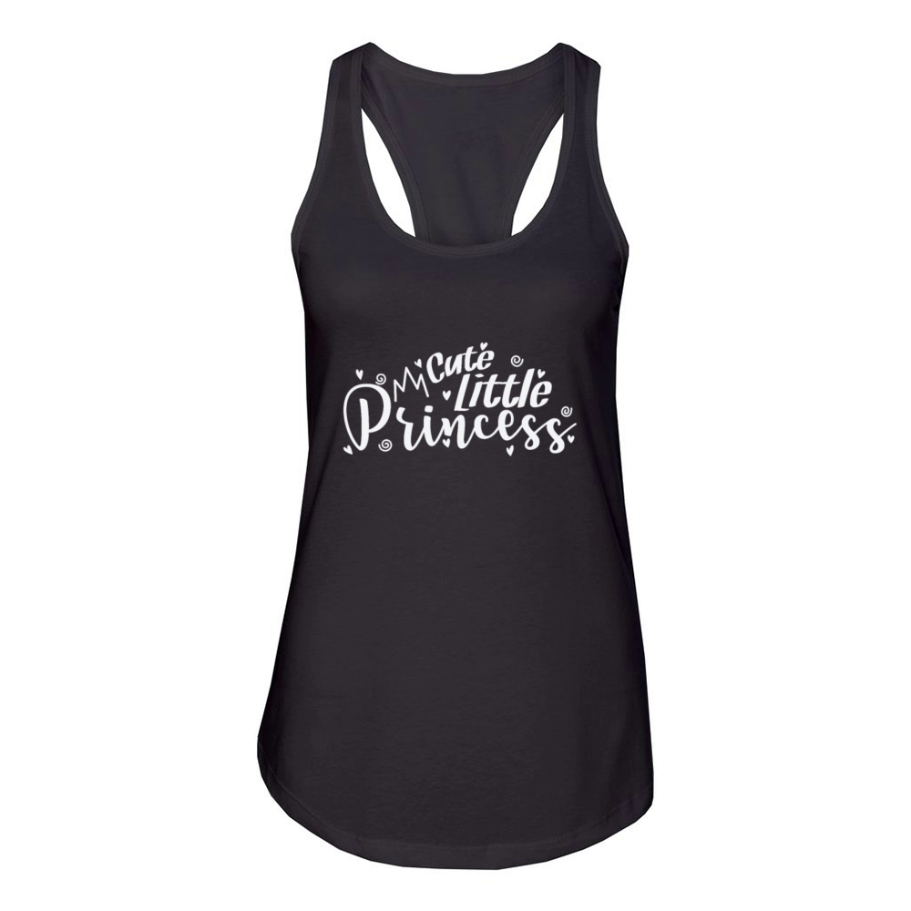 Cute little Princess Feminine Girl Women's Racerback Tank