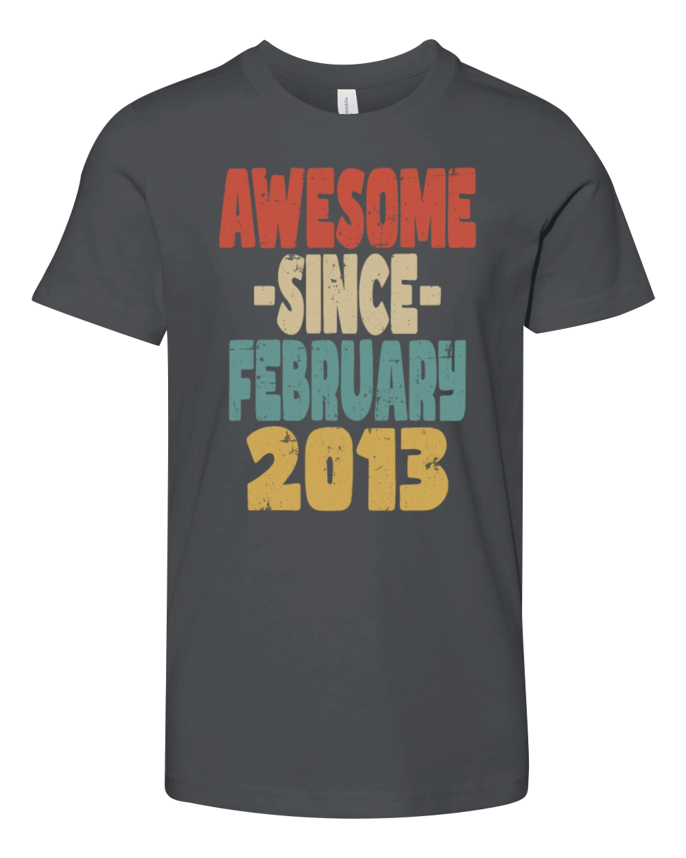 Awesome February 2013 Youth Unisex Jersey Tee