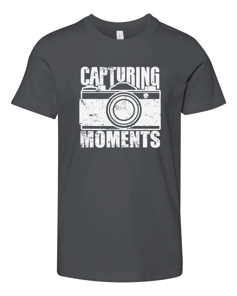 Capturing Moments Photographer Camera Youth Unisex Jersey Tee