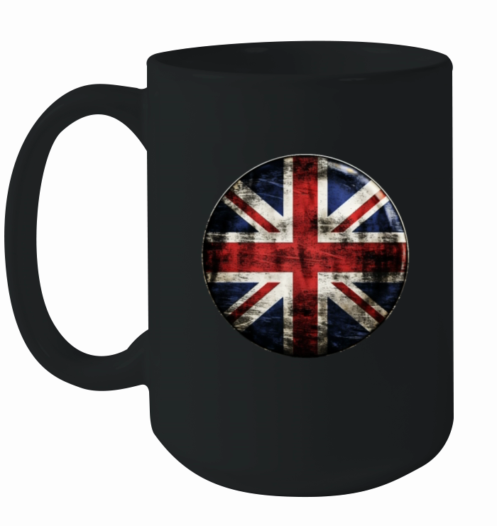 Union Jack Vintage Distressed Ceramic Mug