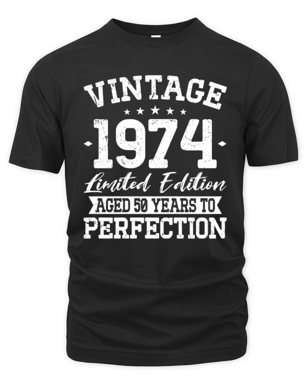 50th birthday vintage 1974 born in 1974 Organic Unisex T-shirt