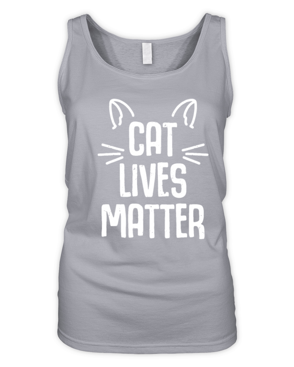 Cute kawaii cat Organic Women's Tank Top