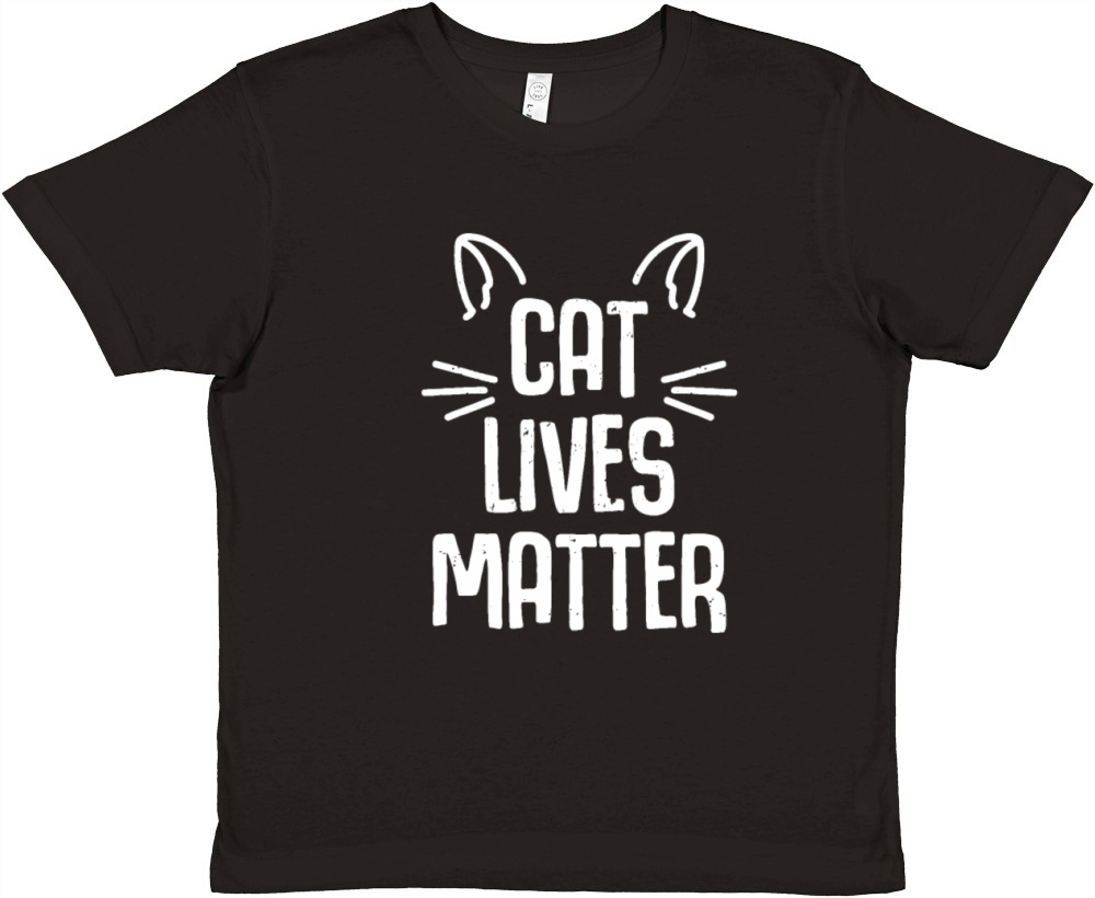 Cute kawaii cat Premium Kids Crewneck T-shirt