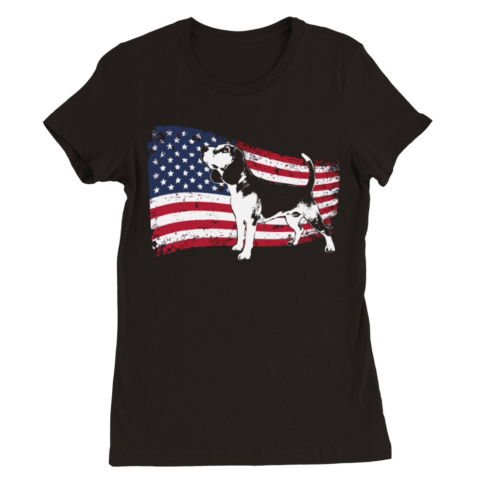 Beagle Gift Idea Premium Womens Crewneck T-shirt