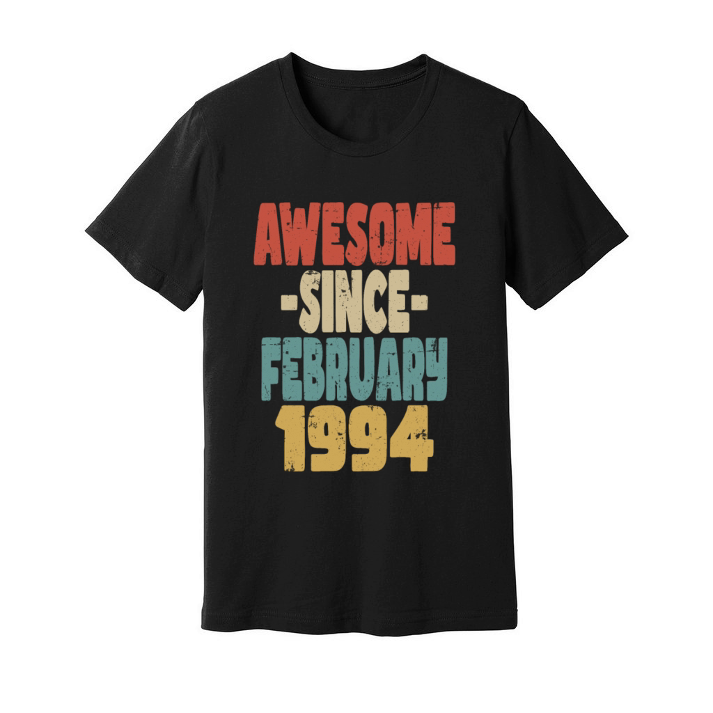 Awesome February 1994 Unisex Jersey Tee