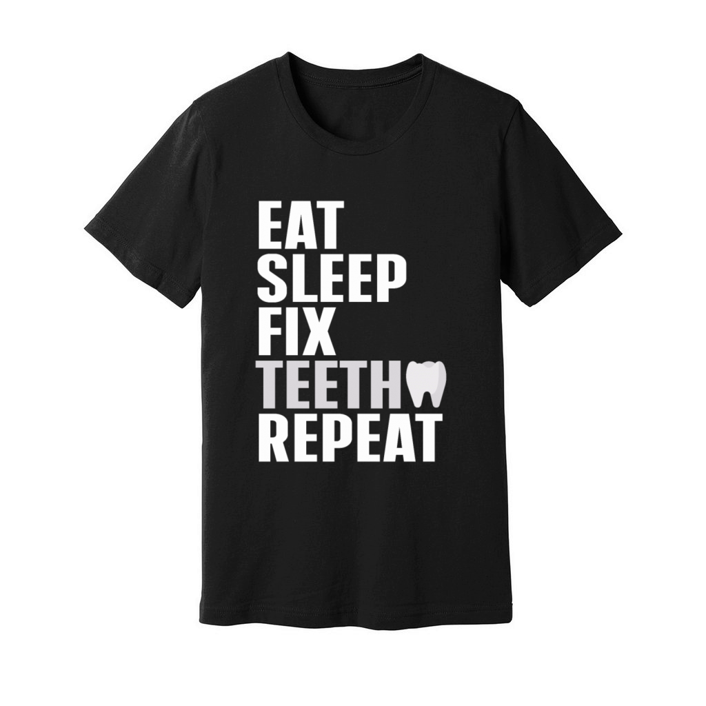 Dentist Student Graduation Teeth Funny Dental Unisex Jersey Tee