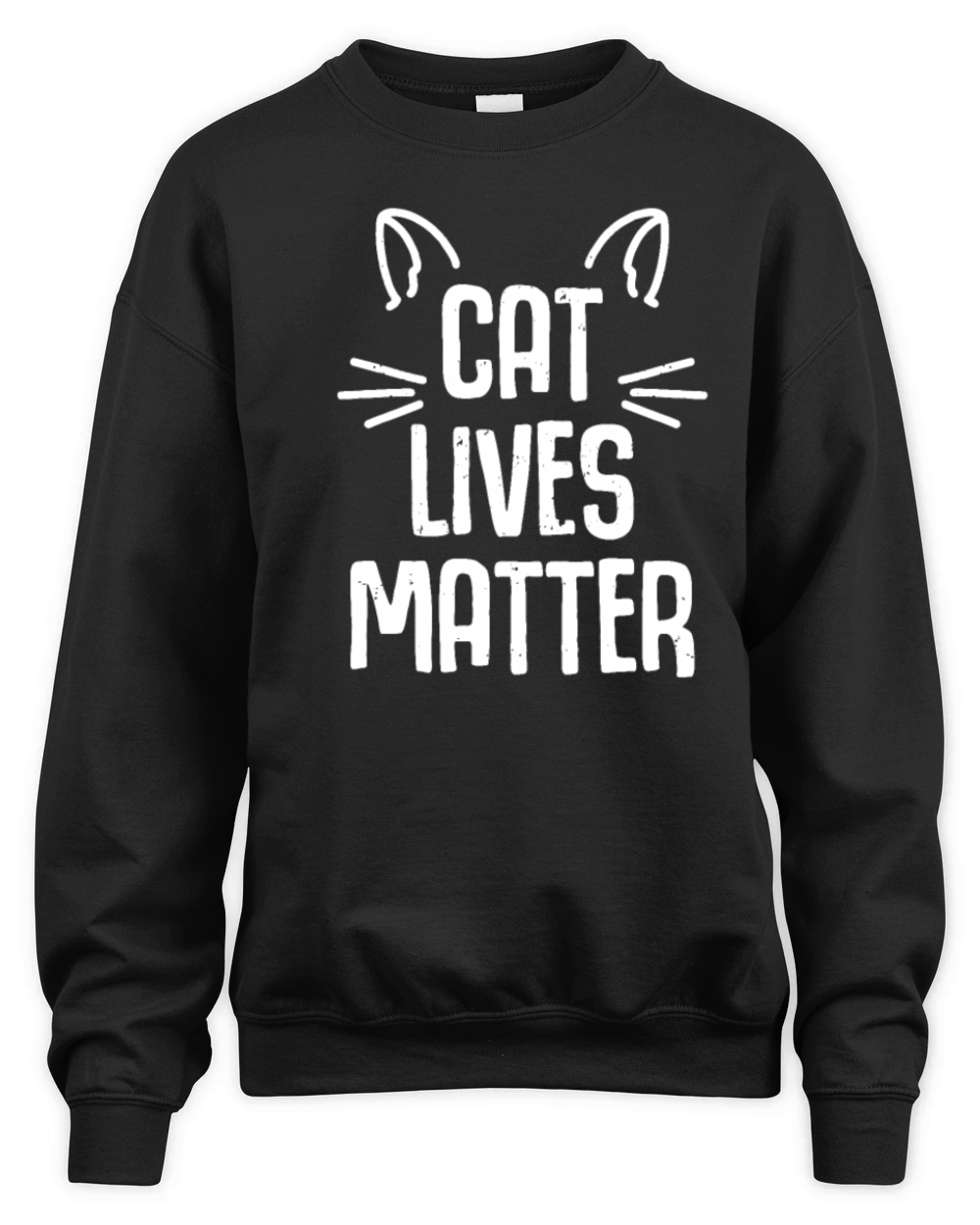Cute kawaii cat Unisex Premium Crewneck Sweatshirt