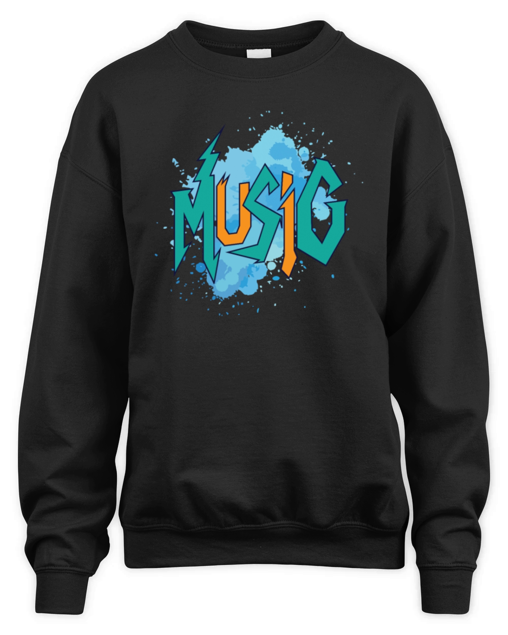 Music StreetArt Graffiti Spray Art Style Unisex Premium Crewneck Sweatshirt