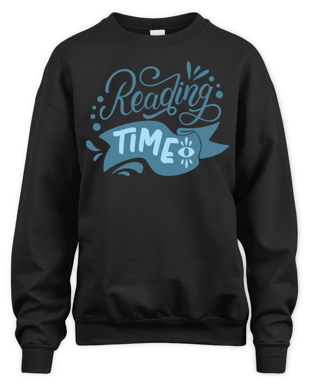 READING TIME Unisex Premium Crewneck Sweatshirt