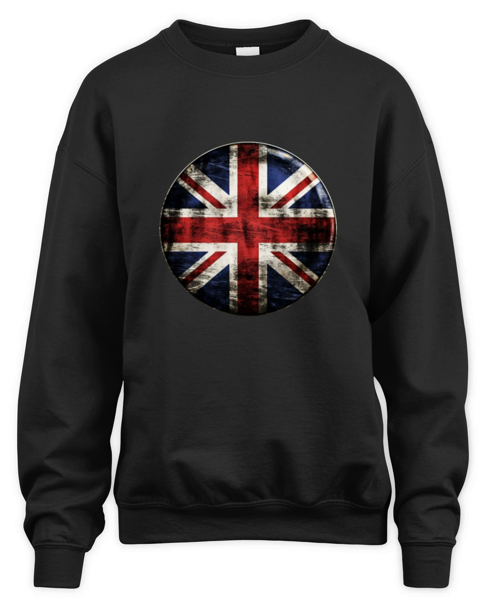 Union Jack Vintage Distressed Unisex Premium Crewneck Sweatshirt