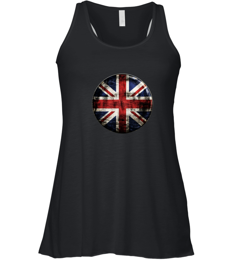 Union Jack Vintage Distressed Women's Flowy Tank Top