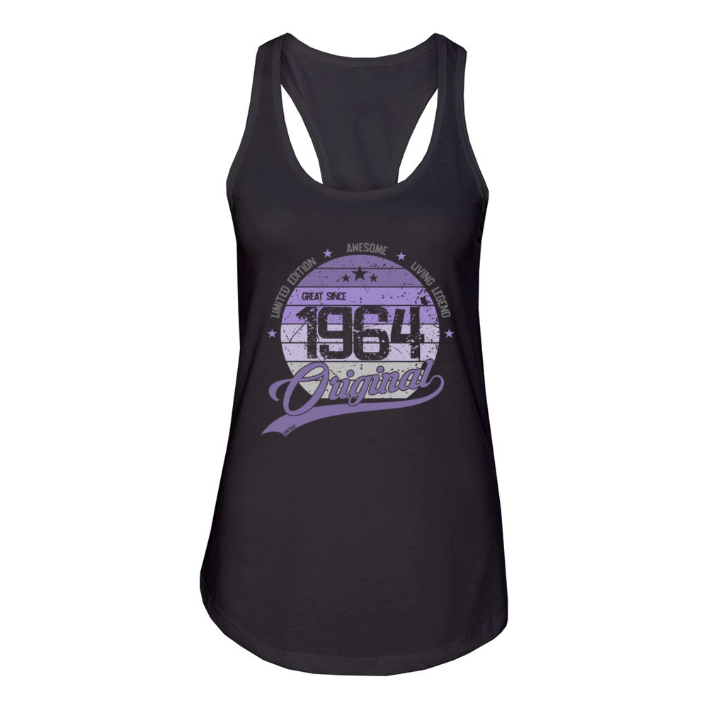 60th birthday 2024 Celebrate the best of 1964 Women's Racerback Tank