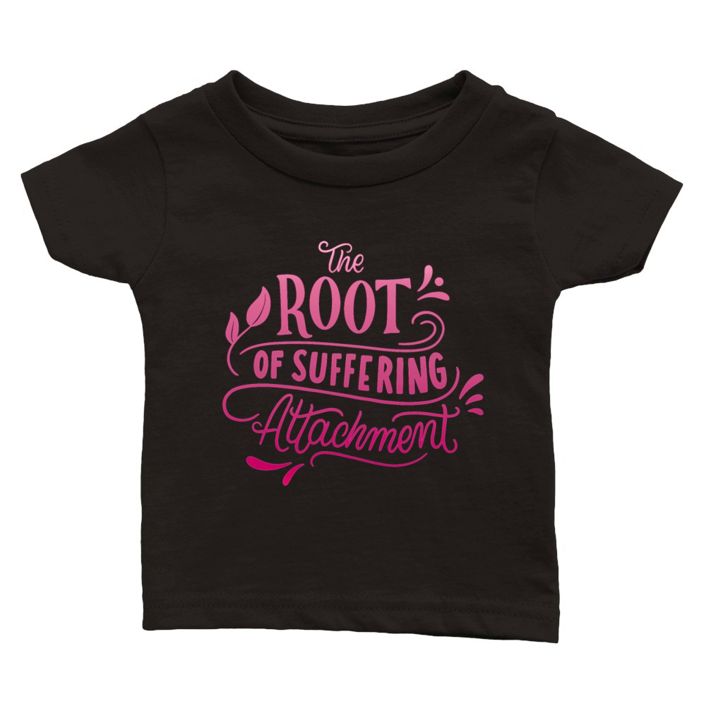 the root of suffe ring attachment Classic Baby Crewneck T-shirt