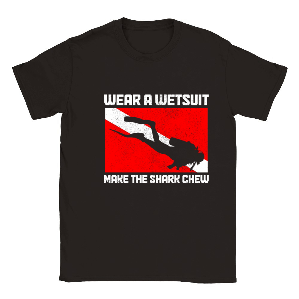 Scuba Diving Funny Vintage Diver Gift Classic Kids Crewneck T-shirt