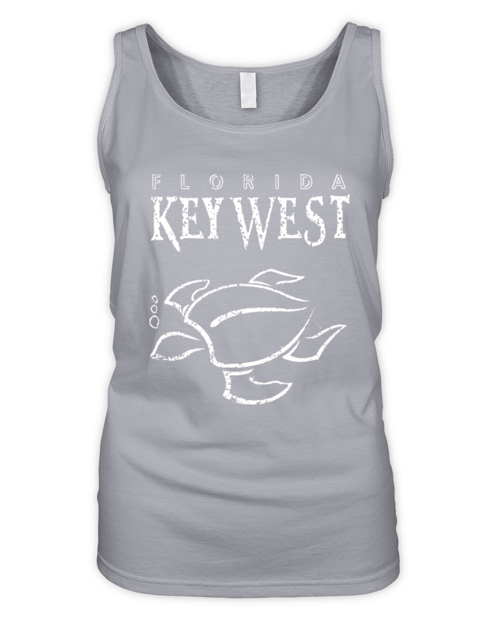 key West Souvenirs Shirt Turtle Florida Sailing Organic Women's Tank Top