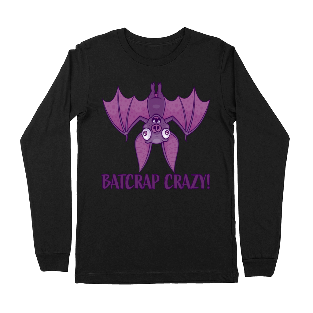 Batcrap Crazy Wacky Cartoon Bat Premium Long Sleeve