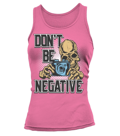 dont be negative motivate Skull logo t-shirt Tank top Woman