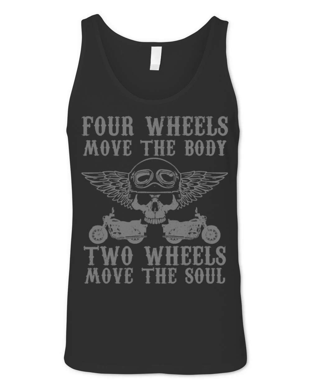 Motorcycle Biker Funny Gift Unisex Jersey Tank