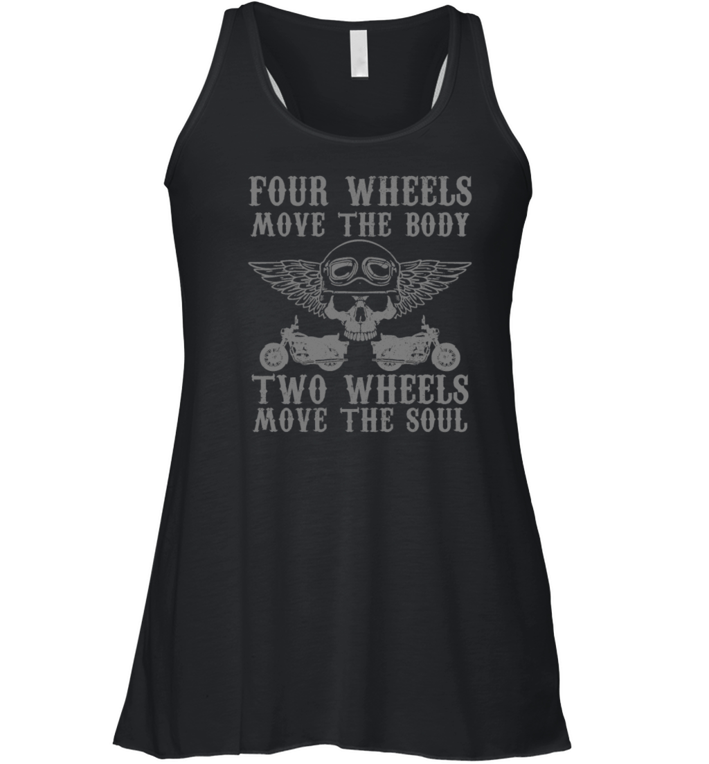 Motorcycle Biker Funny Gift Women's Flowy Tank Top