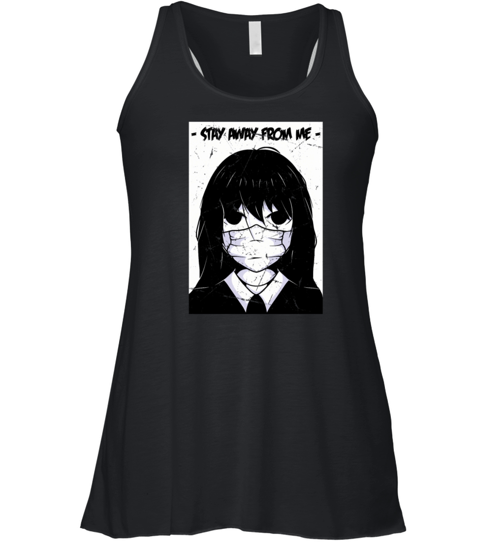 Stay Away From Me Otaku Anime Ga Kawaii Women's Flowy Tank Top