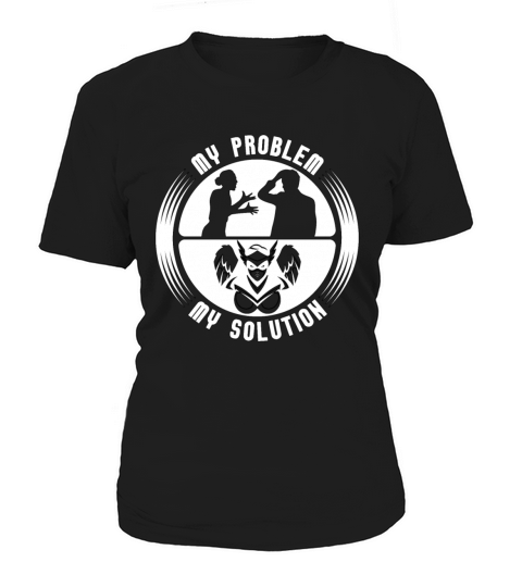 Valkyries My Problem My Solution Pictogram Dad Mom Women's T-Shirt