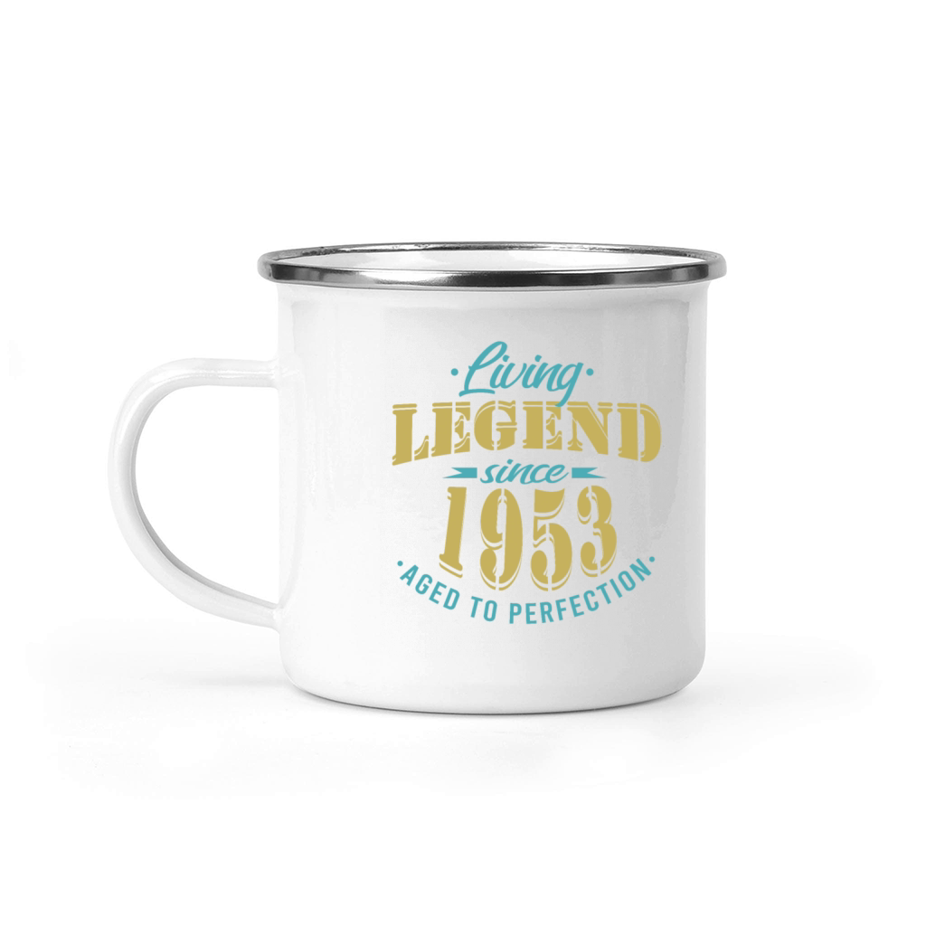 Living legend since vintage 1953 sayings Camping Mug