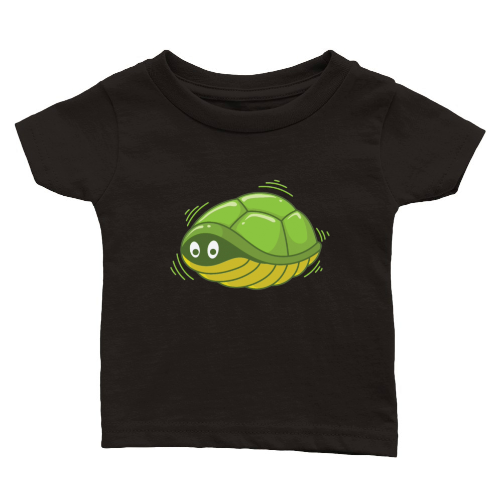 Turtle in protective Shell Reptile Water Classic Baby Crewneck T-shirt