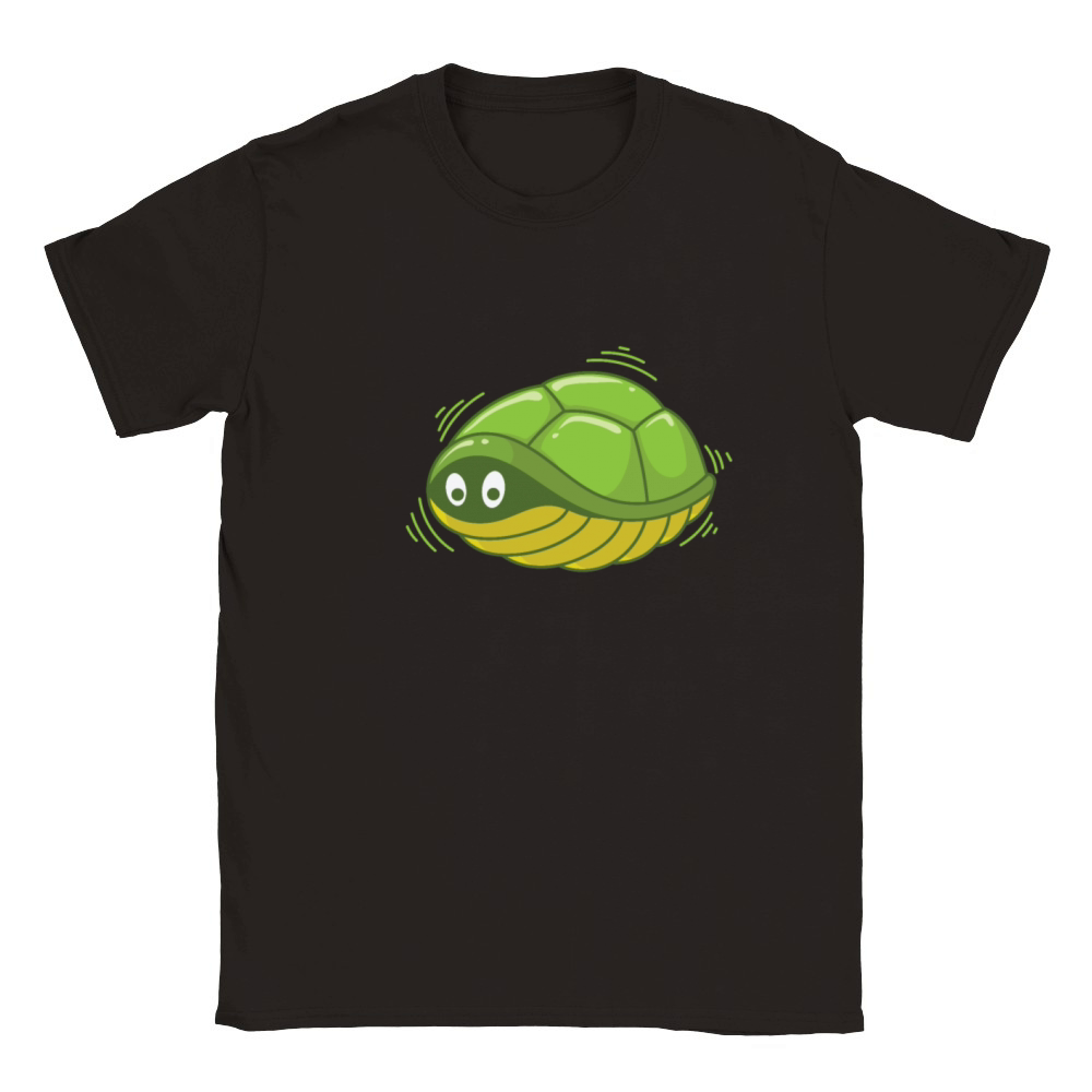 Turtle in protective Shell Reptile Water Classic Kids Crewneck T-shirt