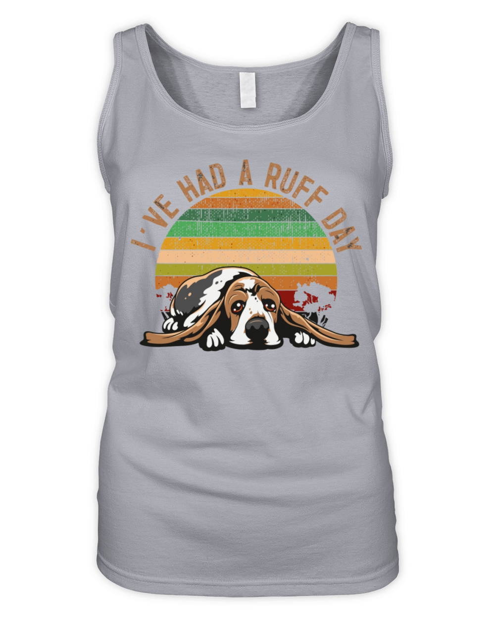 Basset Hound Gift Idea Organic Women's Tank Top