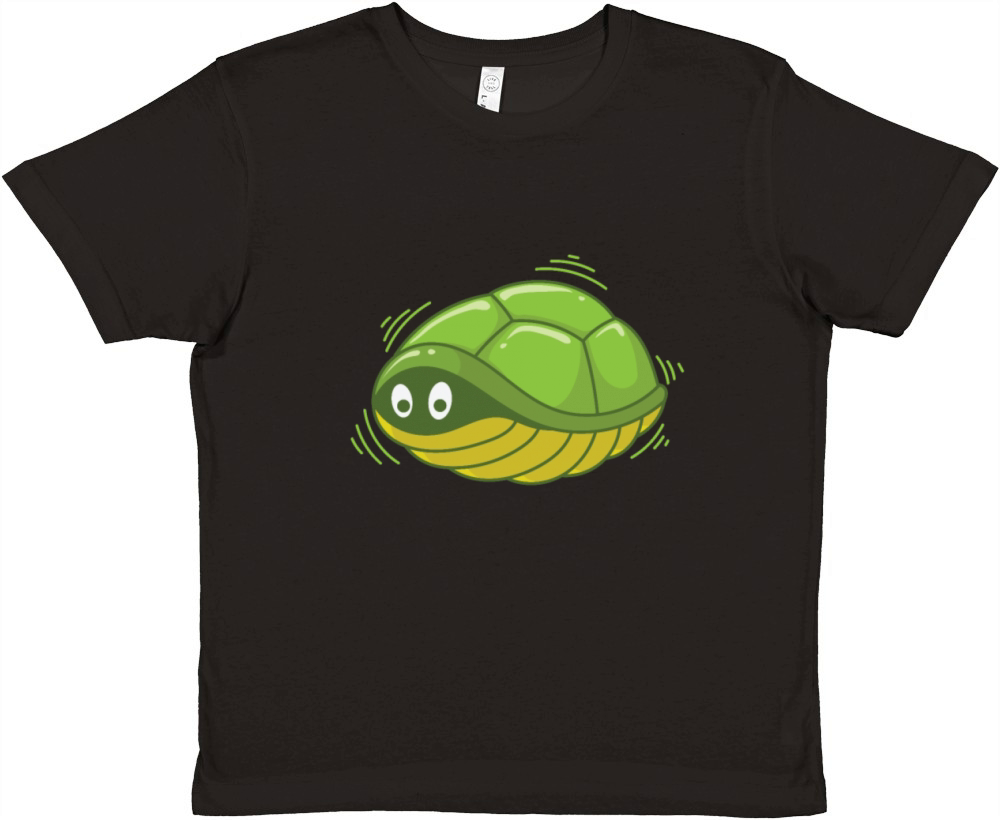 Turtle in protective Shell Reptile Water Premium Kids Crewneck T-shirt