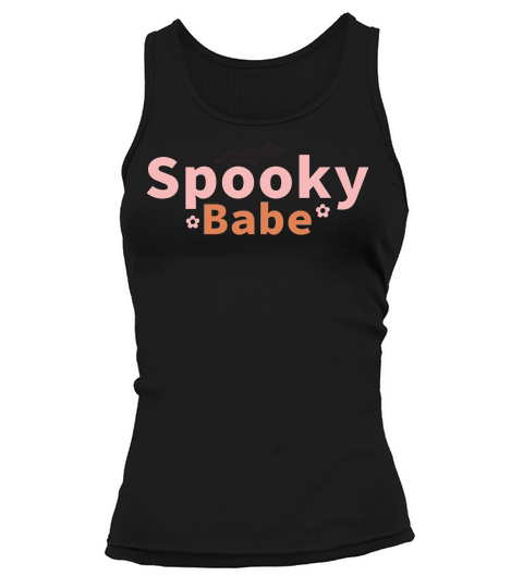 Bat Spooky Babe Halloween Tank top Woman