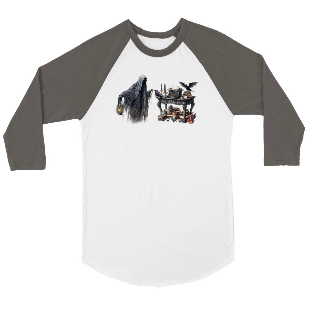 Halloween Design Unisex ¾ sleeve Raglan T-shirt