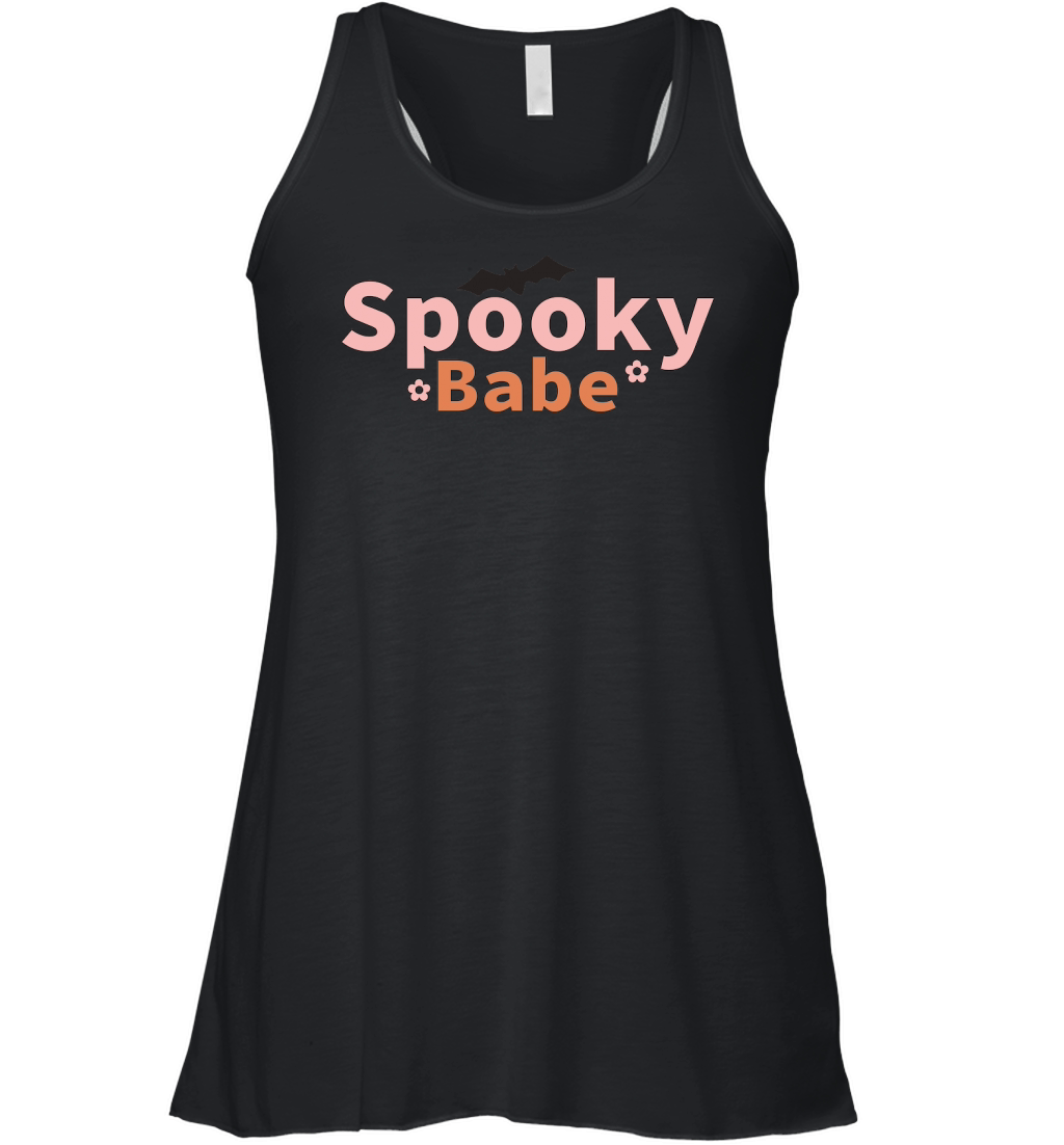 Bat Spooky Babe Halloween Women's Flowy Tank Top
