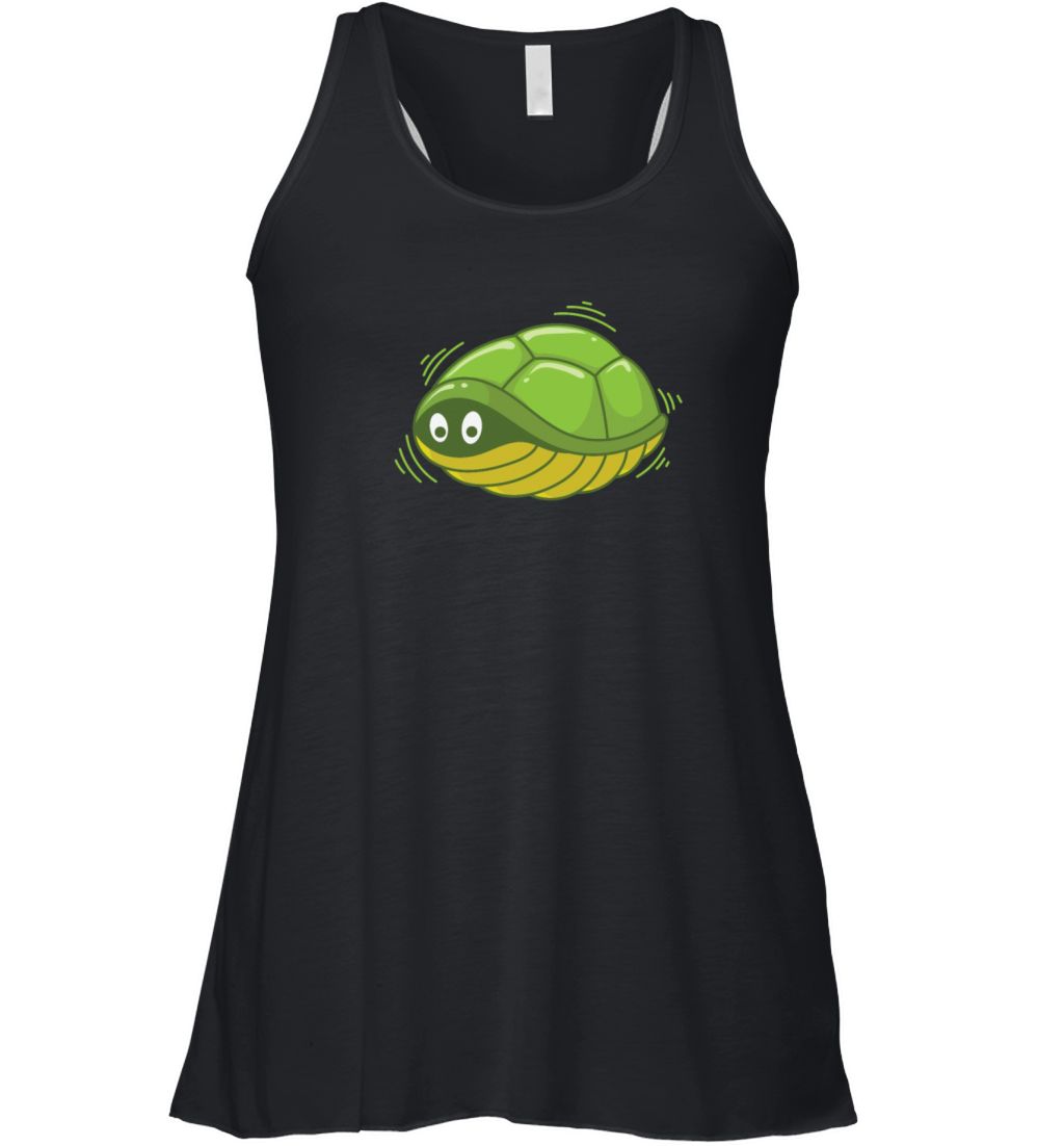 Turtle in protective Shell Reptile Water Women's Flowy Tank Top
